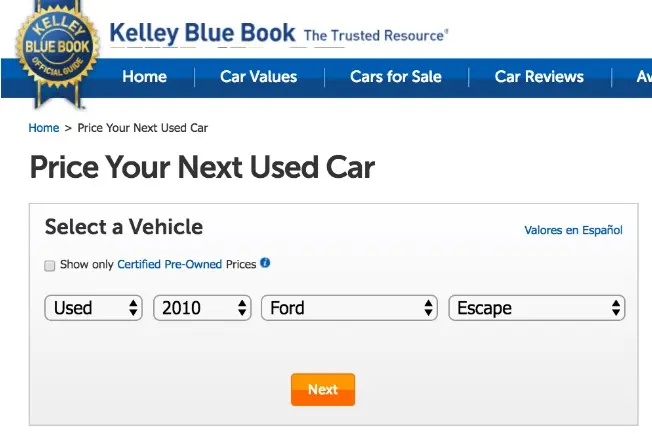 libro azul precios de automoviles