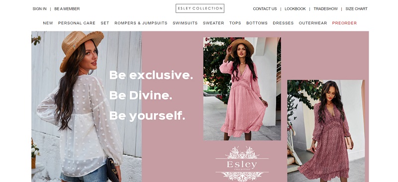 Esley Collection es un proveedor de ropa de mujer