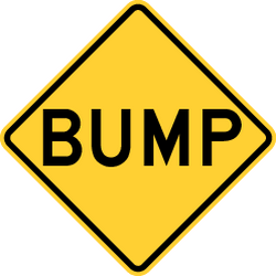 Speed bumps in road - RealidadUSA