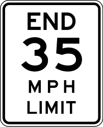 Speed limit ends - RealidadUSA