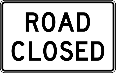 The road is closed - RealidadUSA