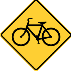 Warning for bikes and cyclists - RealidadUSA