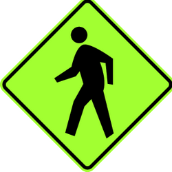 Warning for pedestrians - RealidadUSA