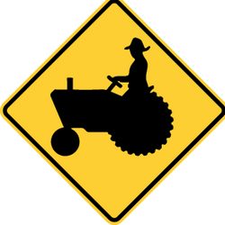 Warning for tractors - RealidadUSA