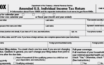 ¿Qué es el Formulario 1040X del IRS?