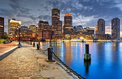 Boston City Skyline, Boston, MA.
