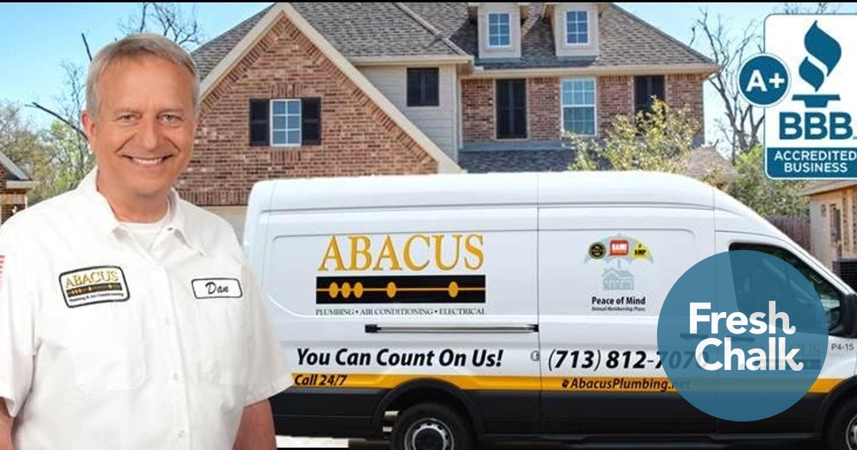 Abacus Plumbing, Air Conditioning &amp; Electrical • Houston • Fresh Chalk