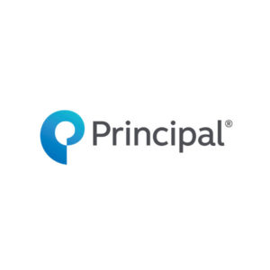 Principal Life logo blue white