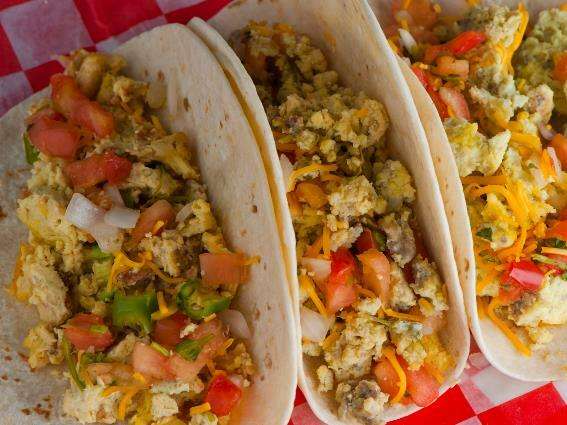 Tacos para el desayuno en Austin