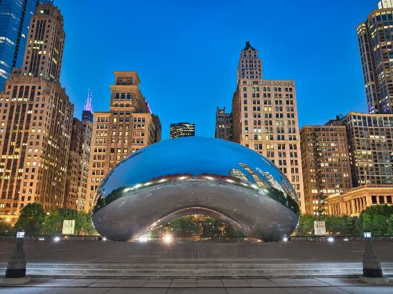 Foto del frijol en Millenium Park, una de las mejores cosas que hacer en Chicago