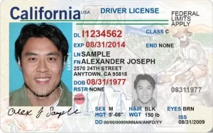 licencia de conducir en california
