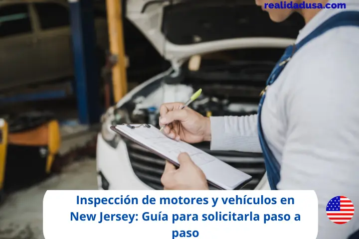 Inspección de motores y vehículos en New Jersey: Guía para solicitarla paso a paso