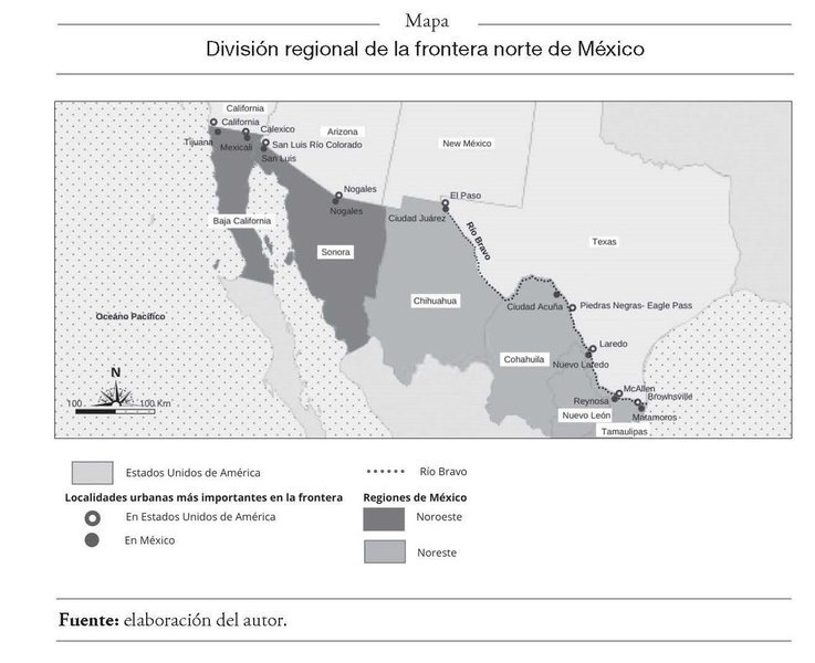 La frontera entre México y Estados Unidos