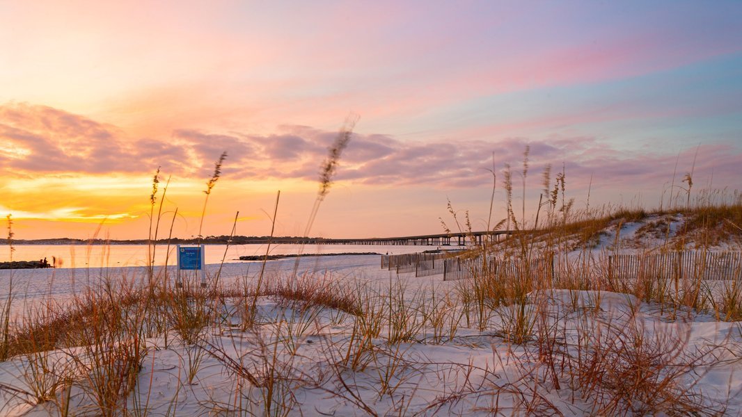 Playas soleadas de la costa de Florida, un estado conocido por su clima cálido durante todo el año. Vistas soleadas de la costa de Florida, un estado conocido por su clima cálido durante todo el año.