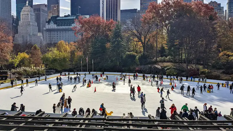 mejores pistas de patinaje sobre hielo en Nueva York